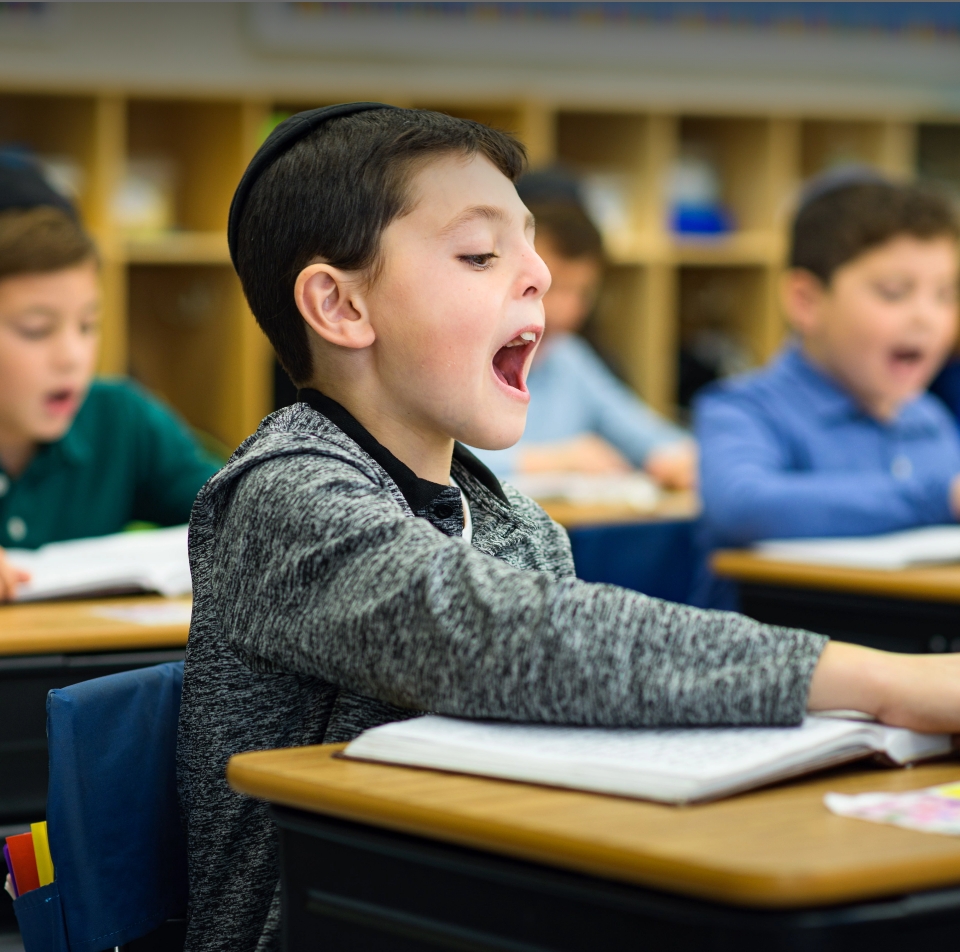 boy chanting